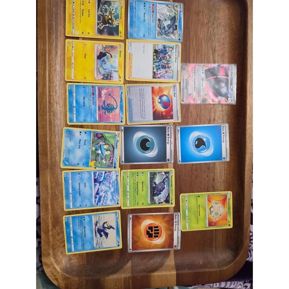 Pokémon Lot A Energy Trainer Froakie Manaphy Shinx Elecrabuzz Heracross 15 cards